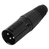 Adaptador de conector de micrófono con conector macho XLR de 3 pines, conector macho XLR